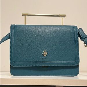 Beverly Hills Polo Club Teal Crossbody Bag